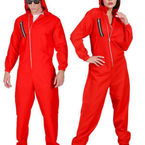 Rød Papirhuset / Money Heist Inspirert Jumpsuit - Kostyme Unisex