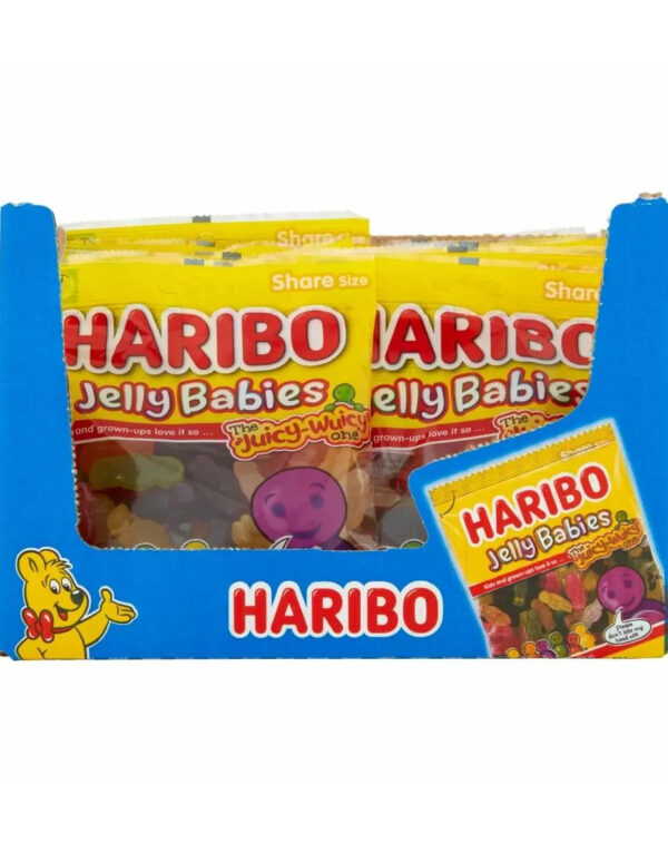 12 stk Haribo Jelly Babies - Hel Eske 1920 gram