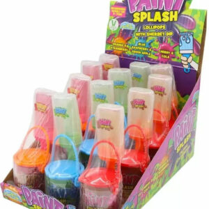 12 stk Paint Splash - Kjærligheter med Sorbet Dip i Assorterte Smaker - Hel Eske 468 gram