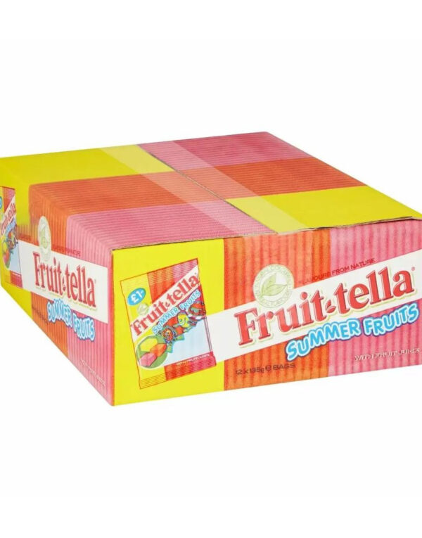 12 stk Fruit-tella Summer Fruits - Hel Eske 1620 gram