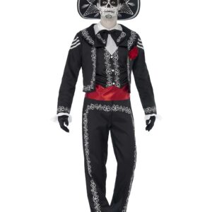 Señor Knokkel Day of The Dead Herrekostyme