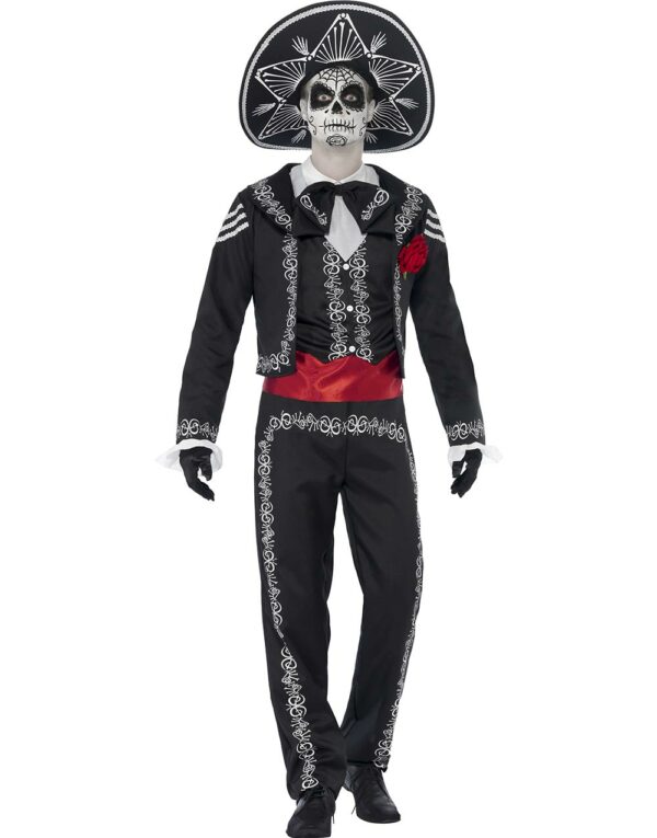 Señor Knokkel Day of The Dead Herrekostyme