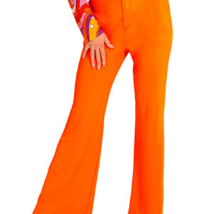 70 Talls Orange Kostymebukse til Dame