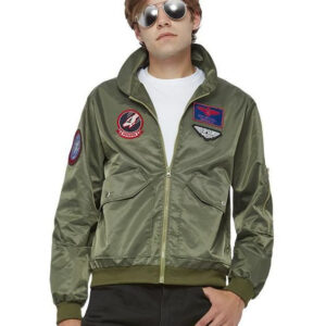 Maverick Bomber Jacket - Lisensiert Top Gun Kostymejakke til Mann