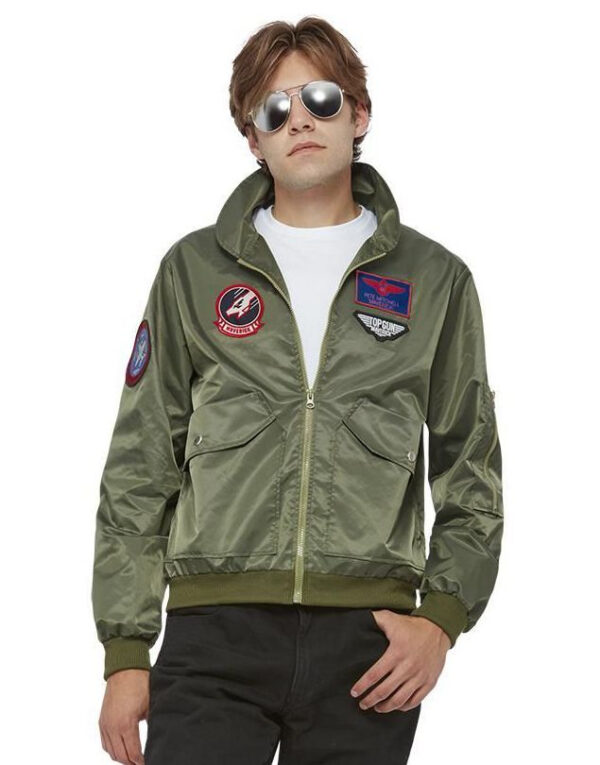 Maverick Bomber Jacket - Lisensiert Top Gun Kostymejakke til Mann