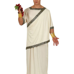 Velstående Romer - Romersk Tunika Kostyme til Mann