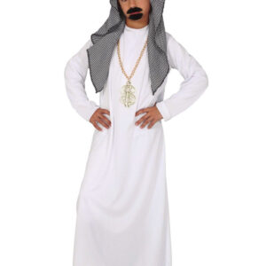 Arabisk Sjeik Kostyme til Gutt