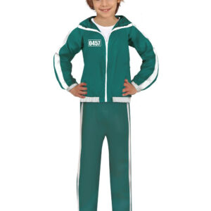 Squid Game Inspirert Tracksuit - Kostyme til Barn