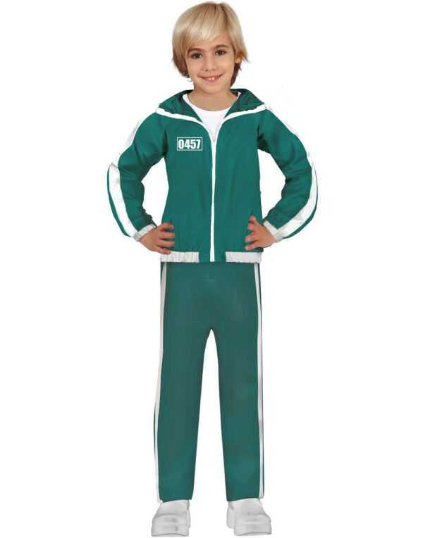 Squid Game Inspirert Tracksuit - Kostyme til Barn