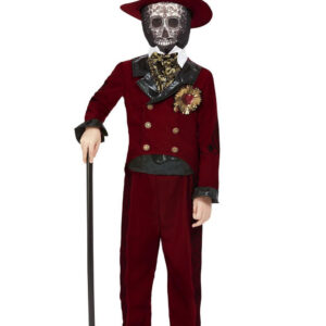 Day of the Dead Sacred Heart Groom - Kostyme til Barn