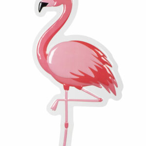 Flamingo Vegg- / Dørdekorasjon 50x30 cm - Flamingo Gold