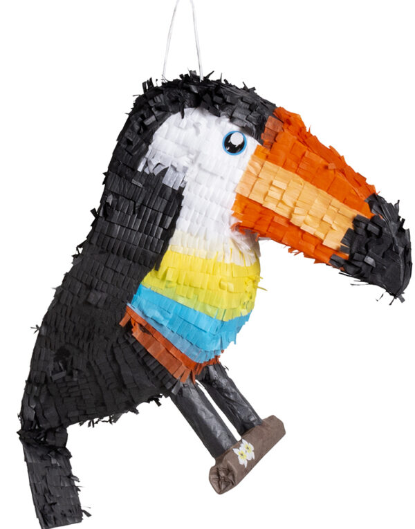 Svart Toucan Pinata 53x38 cm