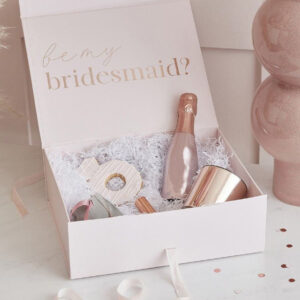 1 stk. "Will You Be My Bridesmaid?" Gaveboks - Blush Hen