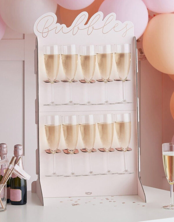 2 Etasjer Prosecco Stativ - Blush Hen