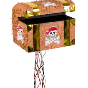 Pirat Skattekiste Pull Pinata 30x26 cm