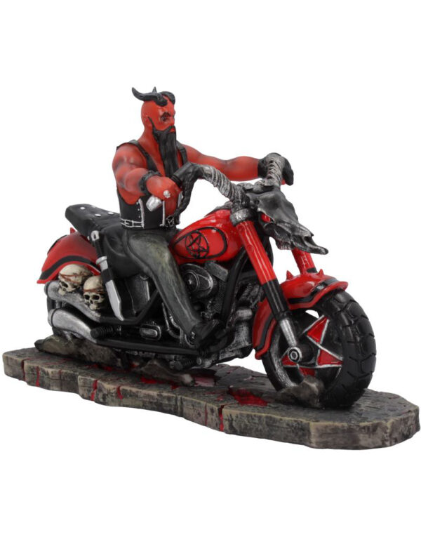 James Ryman Devil's Road - Motorsykkelfigur med Djevelsjåfør 20 cm