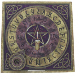 Spirit Board / Ouija Brett med Plakett