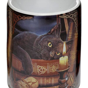 The Witching Hour - Oljebrenner med Motiv av Katt 10 cm - Lisa Parker