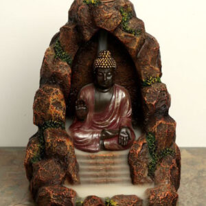 Thai Buddha Backflow Røkelsesbrenner 17 cm