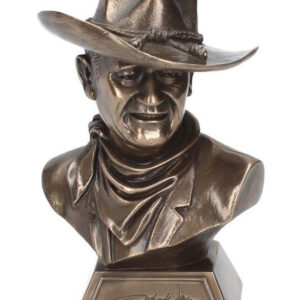 John Wayne - Bronsefarget Byste 18 cm