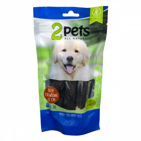 2Pets Tuggpinne med Hjort (3-pack)