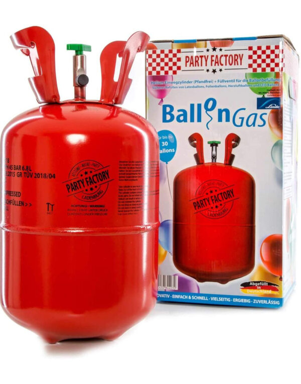 Heliumtank til 30 stk 23 cm Ballonger