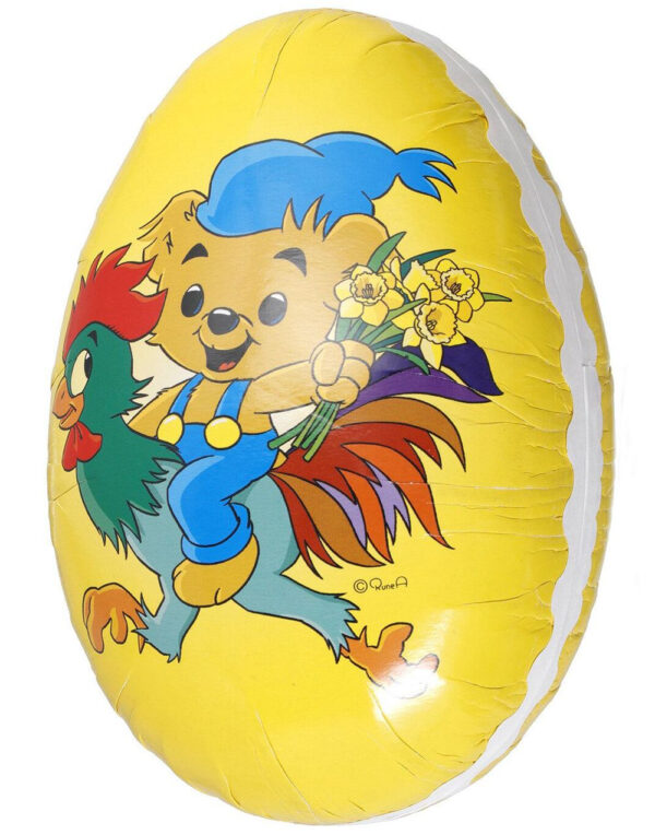 GIGANTISK Påskeegg med Motiv av Bamse - 40 cm