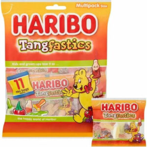 11 stk Haribo Tangfastics Minis i Pose - Tangfastics Multipack 176 gram