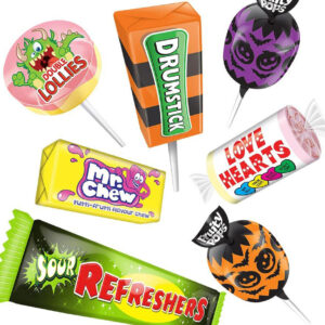 3 kg Swizzels Trick or Sweet Mix - STOR Pose med Forskjellig Halloween Godteri