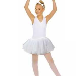 Hvit Ballerina Tutu - Kostyme Skjørt Barn