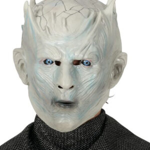 Heldekkende Night King Inspirert Latexmaske