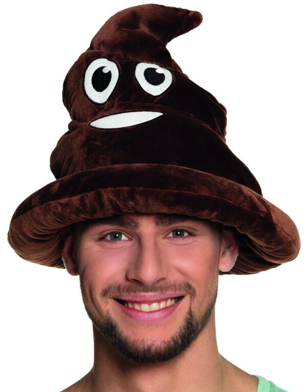 Mr. Poophead Myk Emoji-Hatt