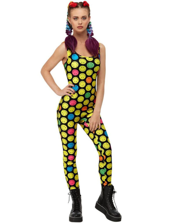 Jumpsuit / Bodysuit med Smileys Motiver