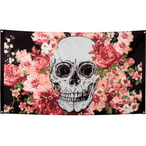 Stort Day of the Dead Flagg/Banner 90x150 cm