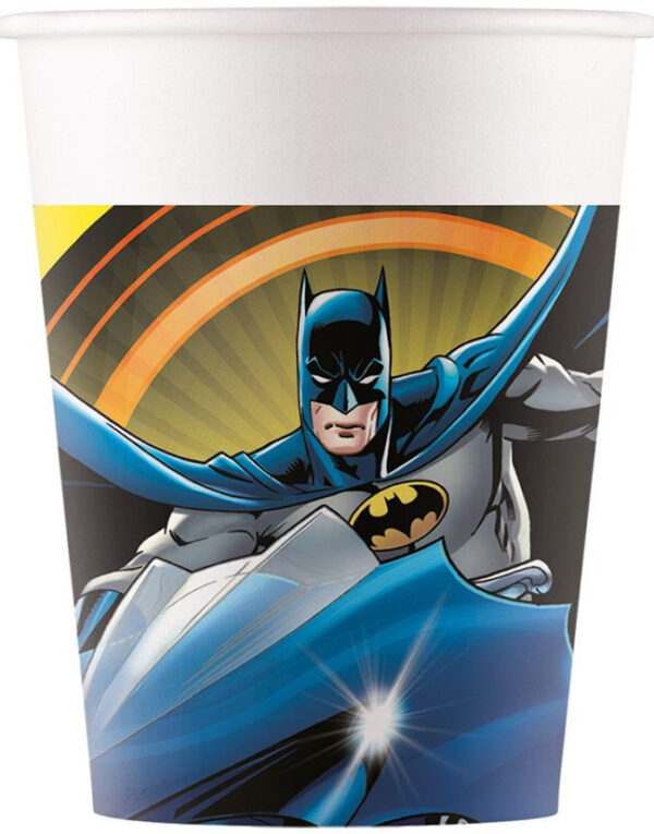 8 stk Pappkrus 200 ml - Batman