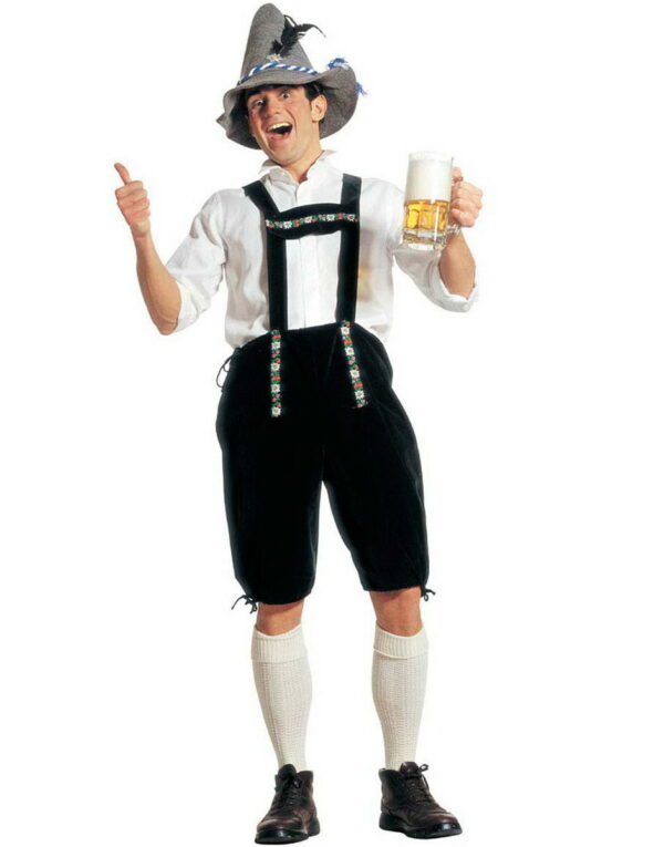 Lederhosen - Selebukse For Oktoberfest - Mørk Grønn