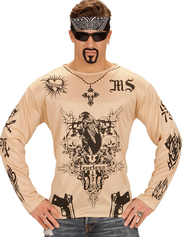 Gangster / Mafia / Biker Tattoo Shirt