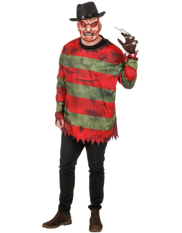 Freddy Krueger Kostyme sett 3 Deler