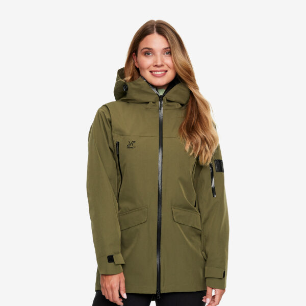 Monsoon Jacket Dame Olive Night