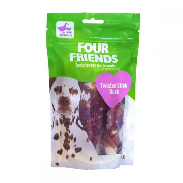 FourFriends Dog Twisted Stick Duck 12