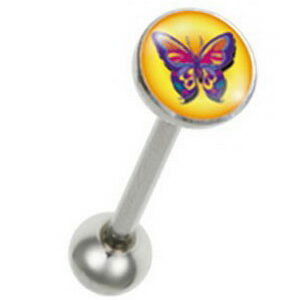 Exotic Butterfly - Tungepiercing