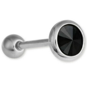 Single Black Diamond - Tungepiercing