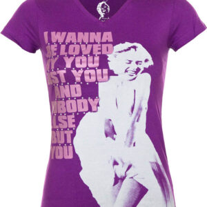 Lilla Marilyn Manroe T-skjorte til Dame