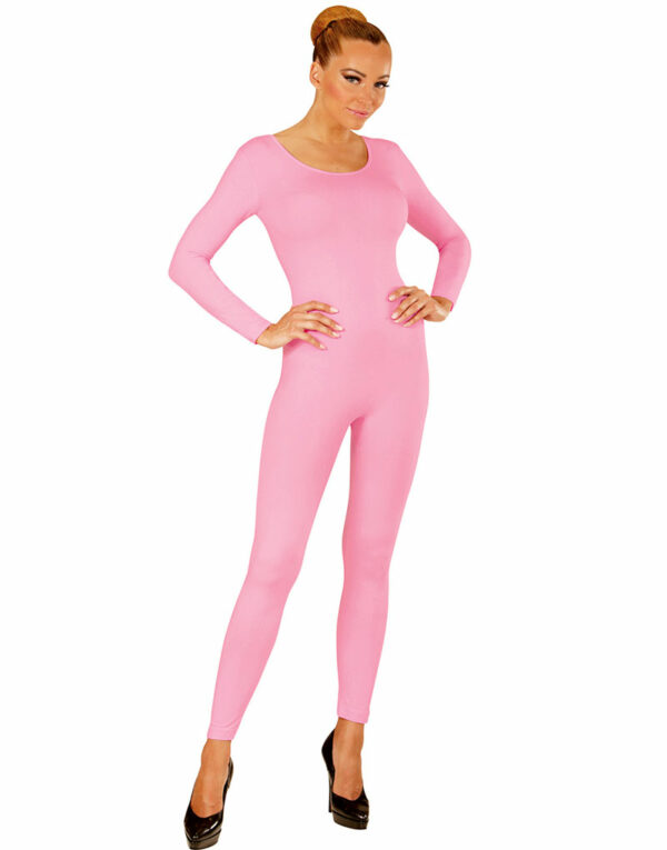 Rosa Bodysuit med Lange Ermer