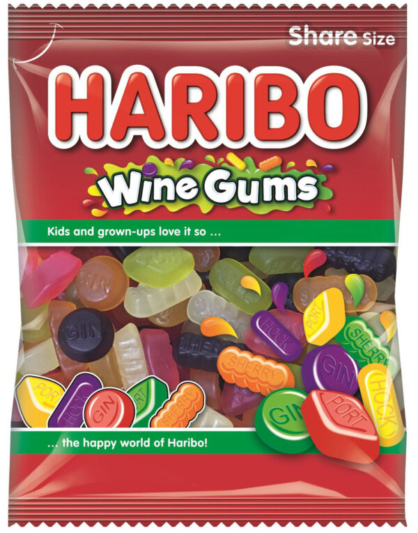 Haribo Wine Gums 160 gram