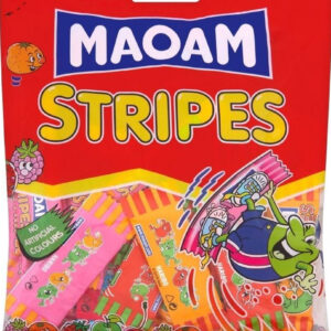 Haribo Maoam Stripes / Karameller med Fruktsmak 140 gram