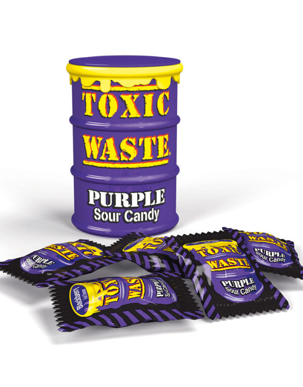 Toxic Waste Purple Supersurt Sukkertøy