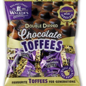 Walkers Double Dipped Chocolate Toffees 150 gram