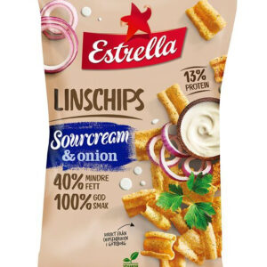 Estrella Linschips Sourcream & Onion 110 gram - Vegansk