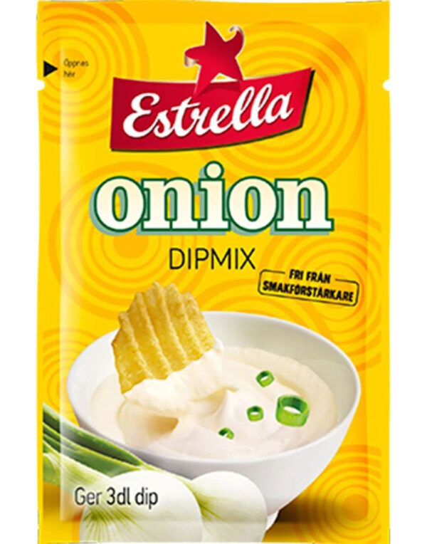 Estrella Onion Dipmix 22 g - Med Løksmak